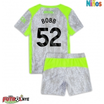 Camiseta Manchester City Oscar Bobb #52 Tercera Equipación para niños 2025-26 manga corta (+ pantalones cortos)